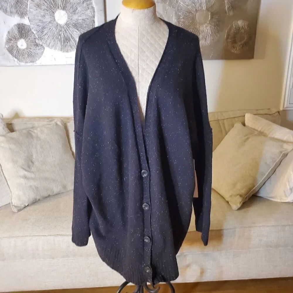 Treasure & Bond Reverse Stitch Cardigan sz M/L - Picture 4 of 14
